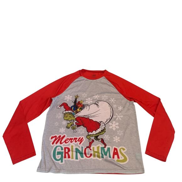 Dr Seuss The Grinch Men's Size S Merry Grinchmas Long Sleeve T-Shirt - Picture 7 of 13